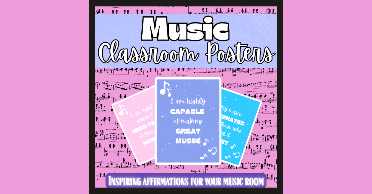 music classroom posters