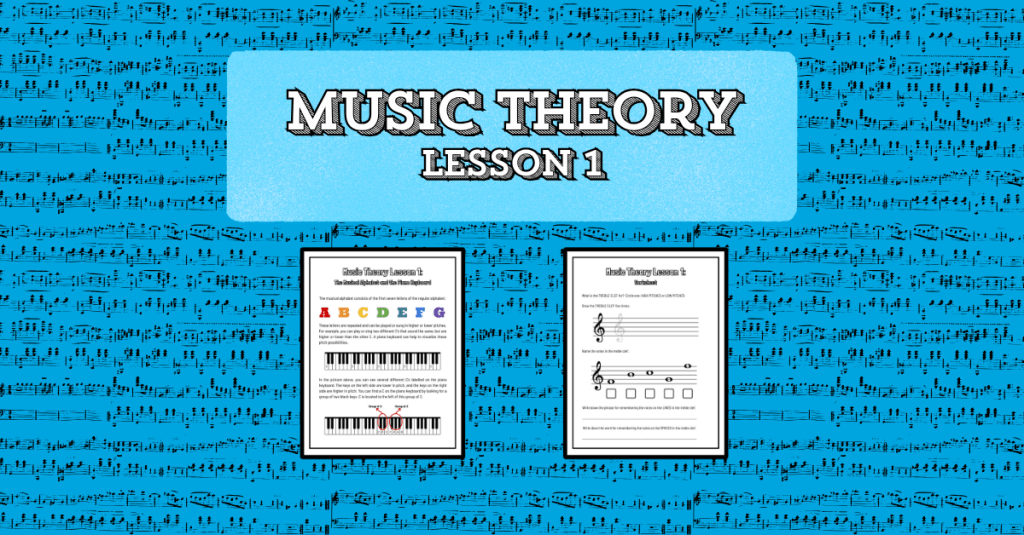 Music Theory Lesson 1 – Free Revamped Resource for Your Music&nbsp;Classroom