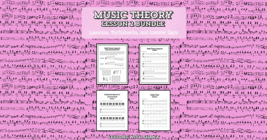 Mastering the Grand Staff:  Boost Your Students’ Understanding With Music Theory Lesson 2&nbsp;Bundle